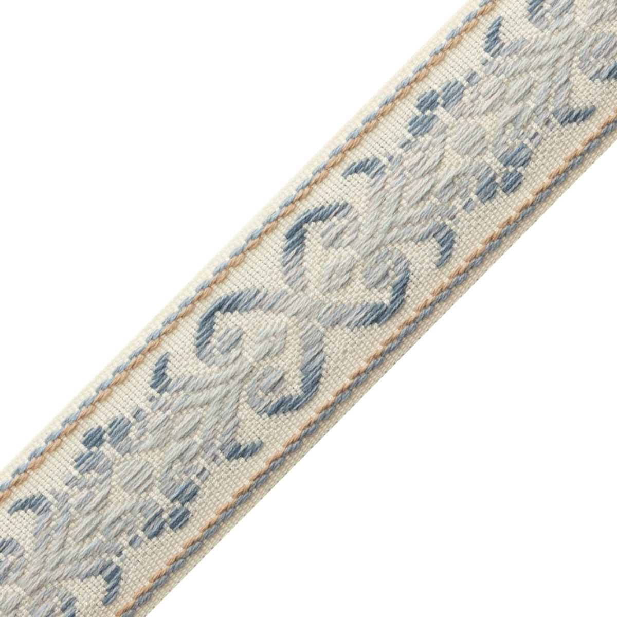 Dorset Botanical Border Trim by Samuel & Sons in Porcelain