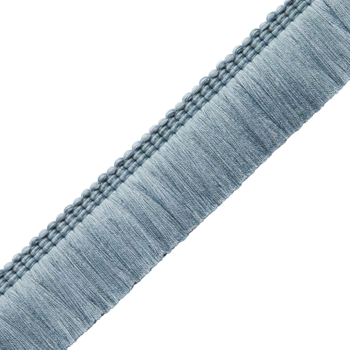 Sophie Brush Fringe Trim by Samuel & Sons in Wedgewood