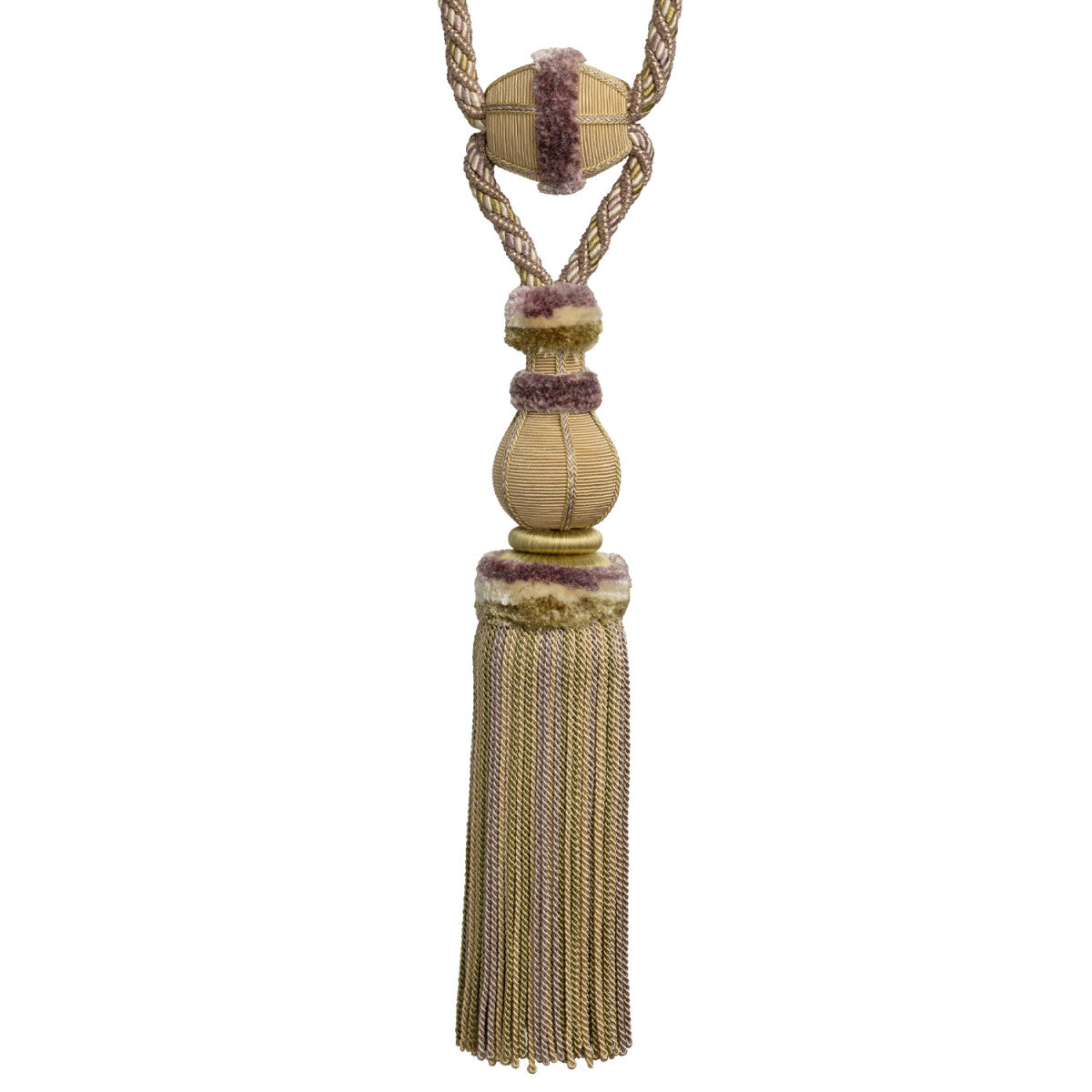 Bagatelle Single Tassel Tieback by Samuel & Sons in Wisteria