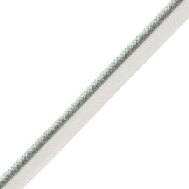 Westport Braided Cord With Tape Trim by Samuel & Sons in Beach Glass