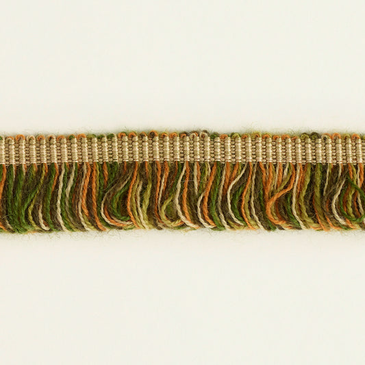 704 2.5cm Ruche Trim by George Spencer Designs in Sour Green