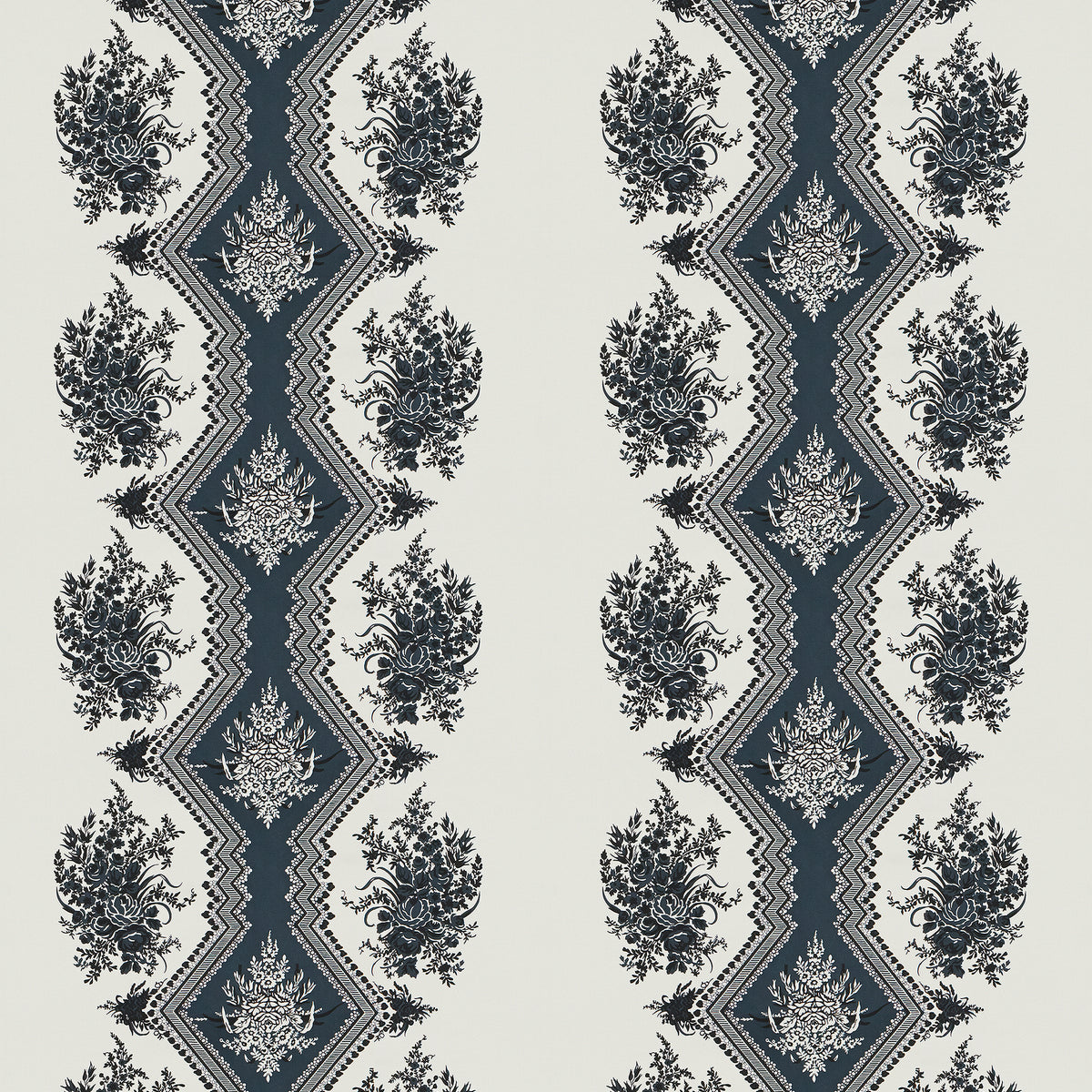 Coppelia Satin Fabric by Brunschwig & Fils in White
