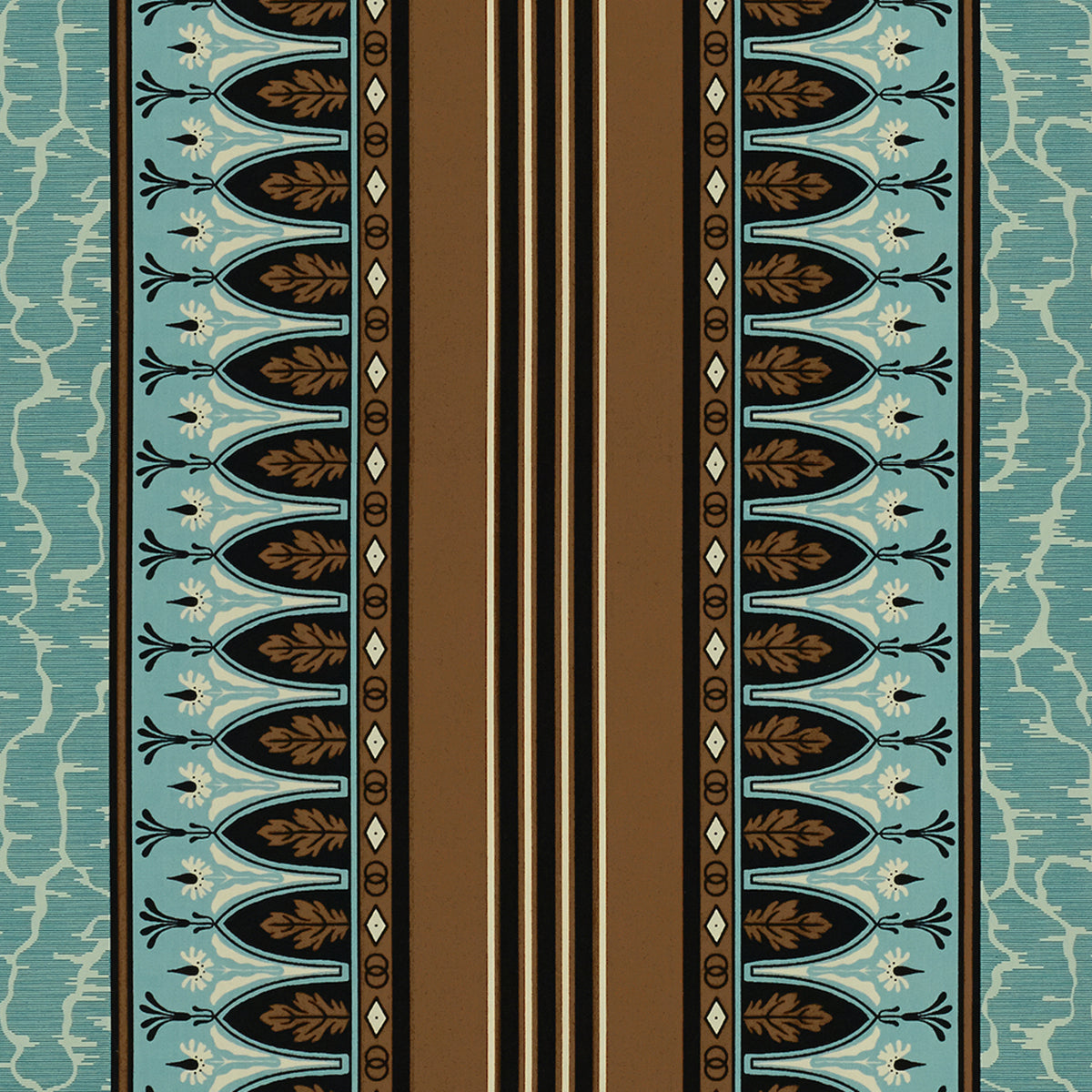Lola Montez Fabric by Brunschwig & Fils in Turquoise