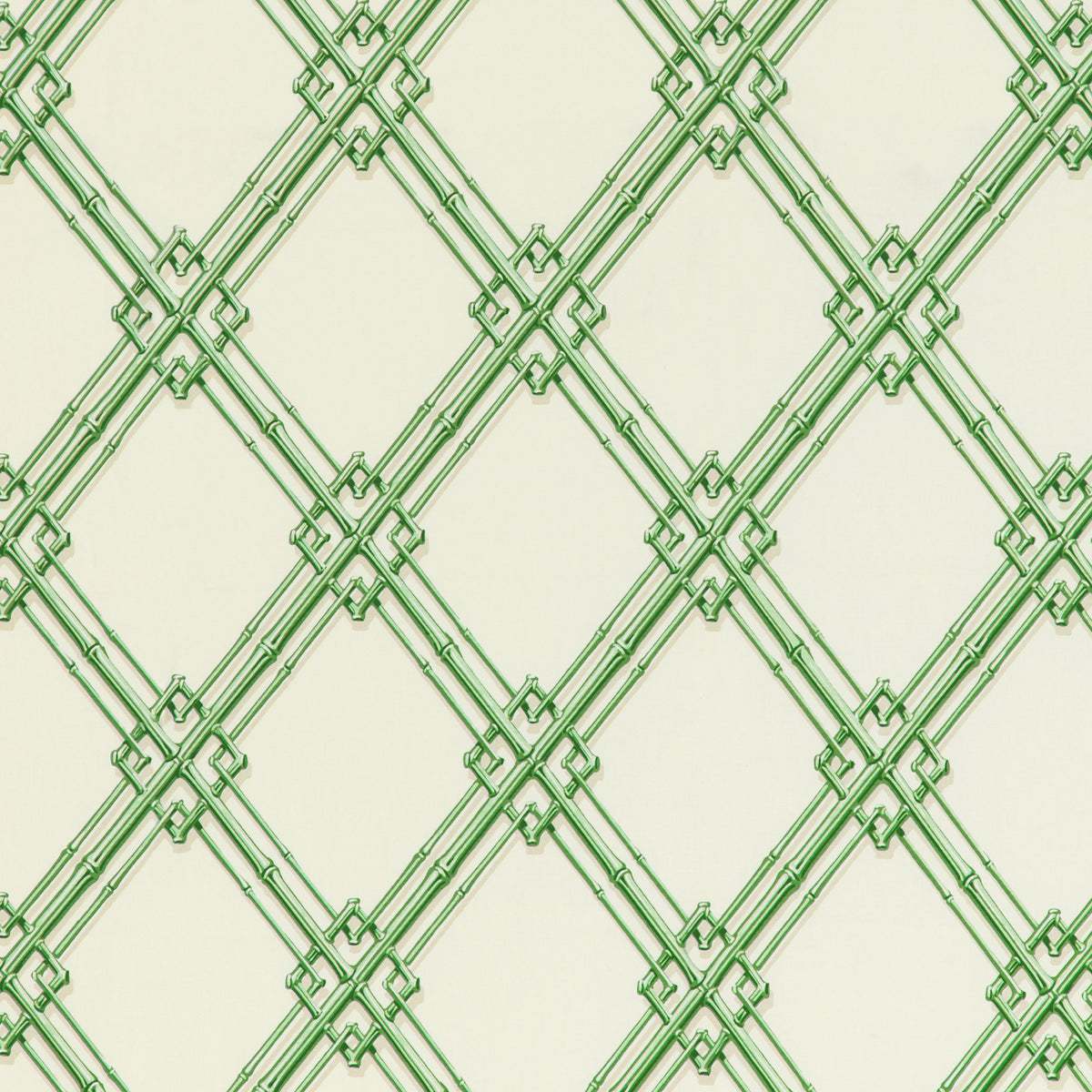 Le Bambou Print Fabric by Brunschwig & Fils in Green
