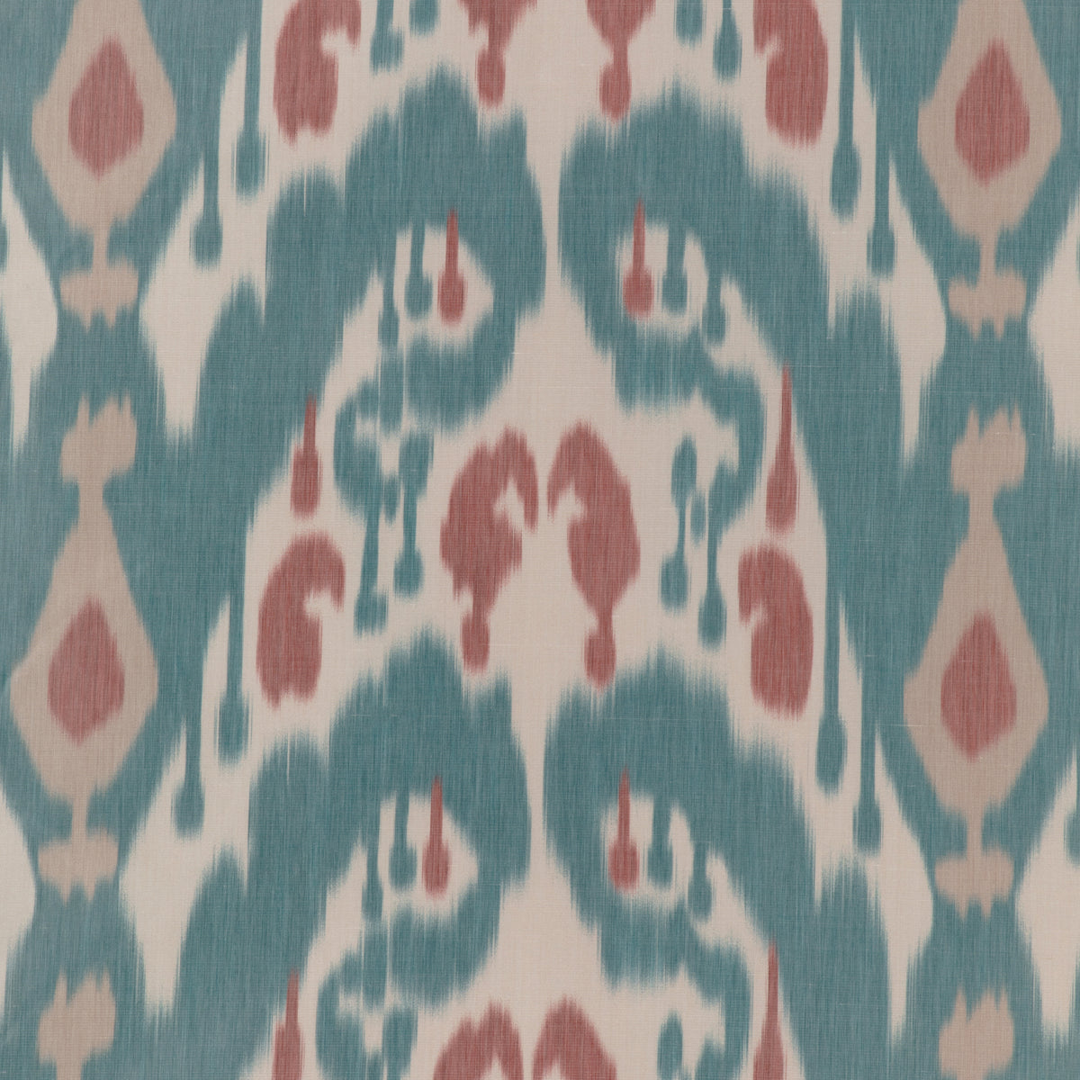 Bukara Warp Print Fabric by Brunschwig & Fils in Lake