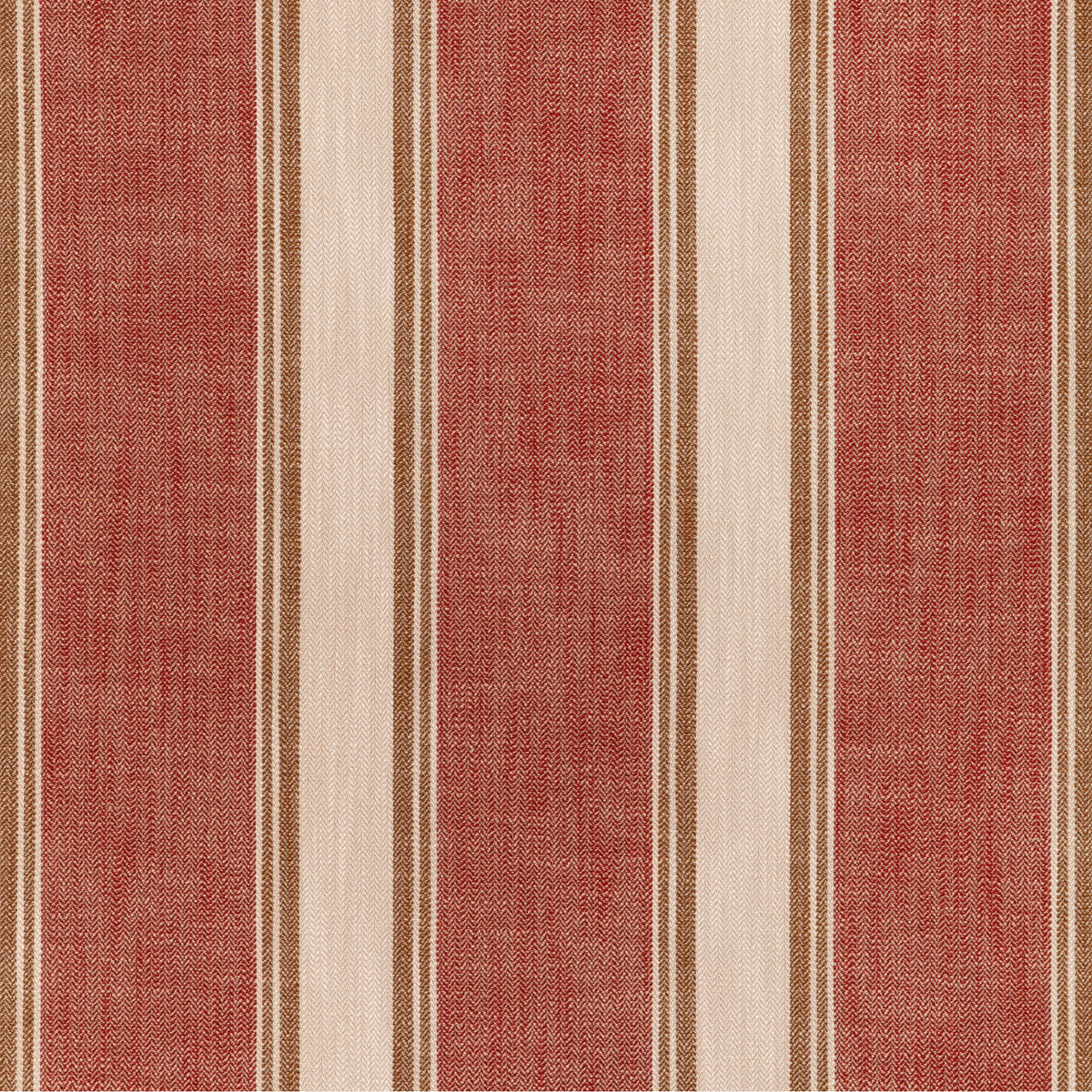 La Riviera Stripe Fabric by Brunschwig & Fils in Spice