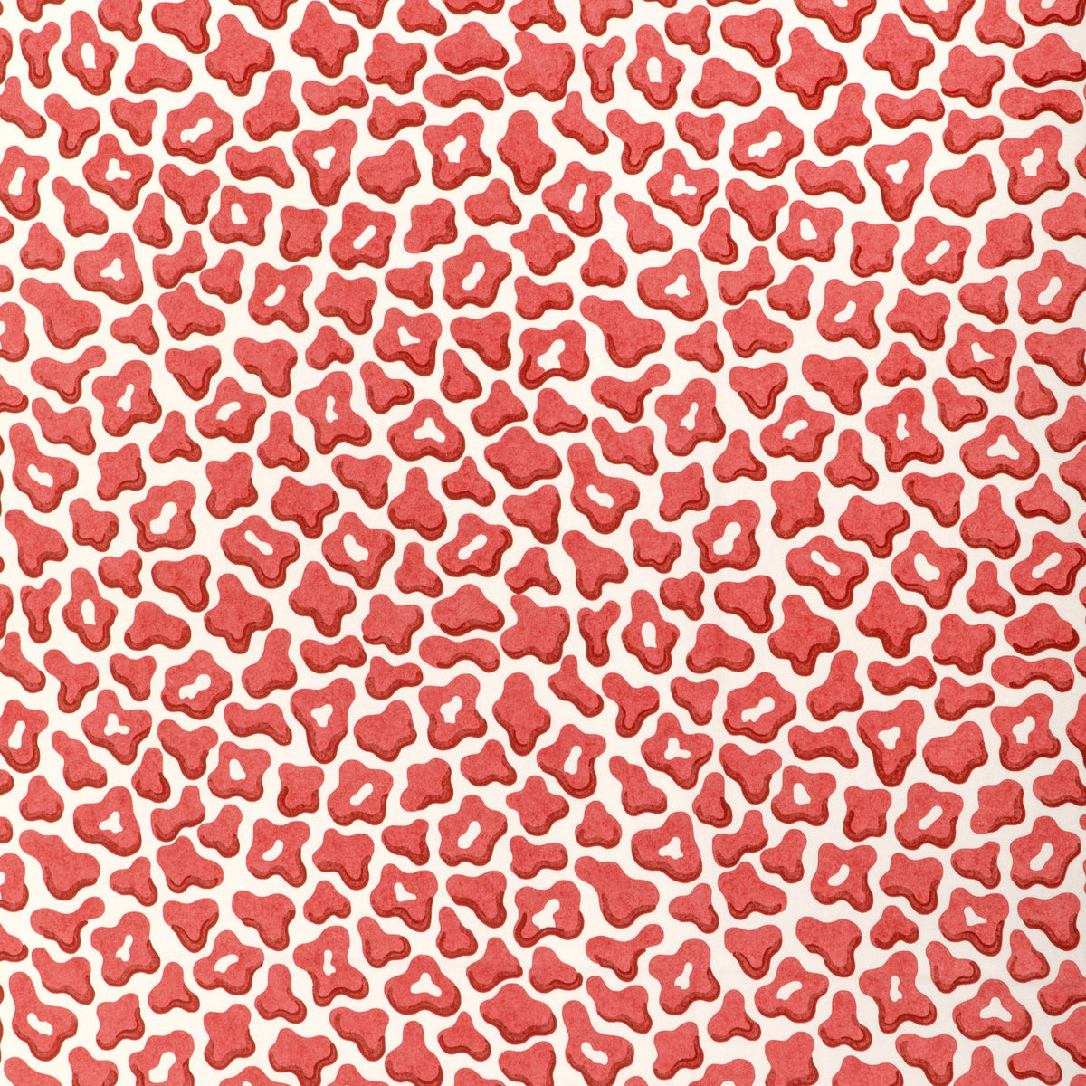 Guepard Print Fabric by Brunschwig & Fils in Rouge
