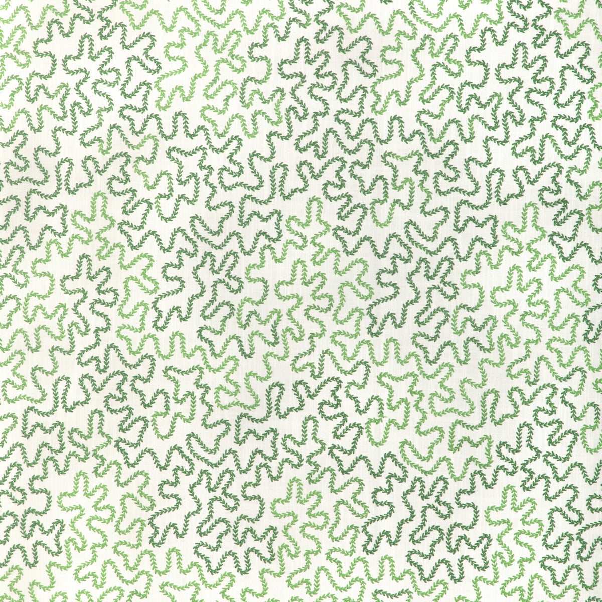 Bramble Emb Fabric by Brunschwig & Fils in Leaf