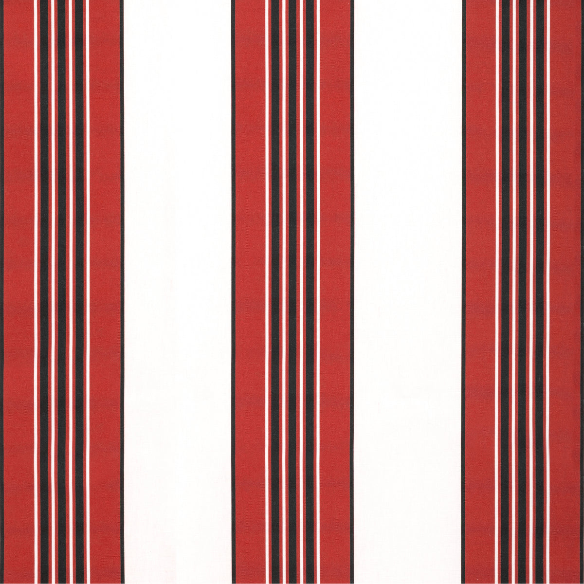 Rayure Marcellin Fabric by Brunschwig & Fils in Rouge
