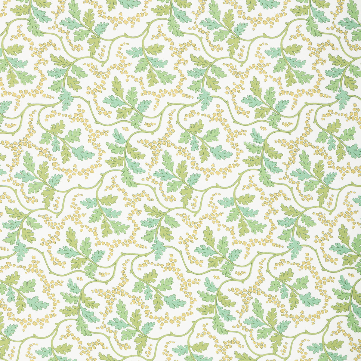 Aureille Print Fabric by Brunschwig & Fils in Leaf