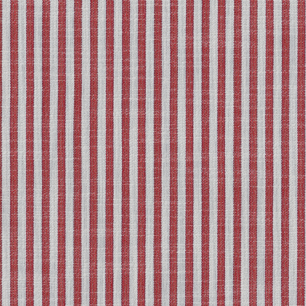 Vesonne Stripe Fabric by Brunschwig & Fils in Red