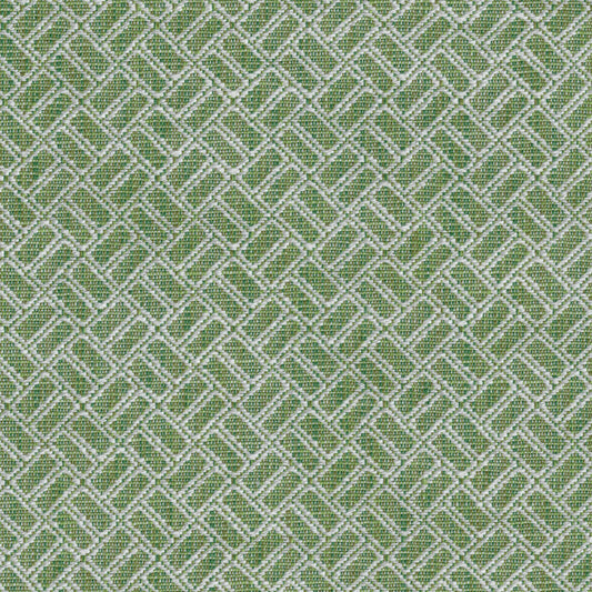 Belchamp Weave Fabric by Brunschwig & Fils in Leaf