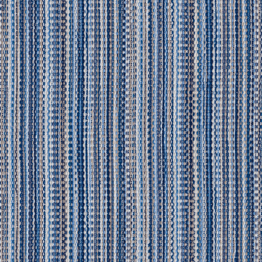 Longemer Stripe Fabric by Brunschwig & Fils in Blue