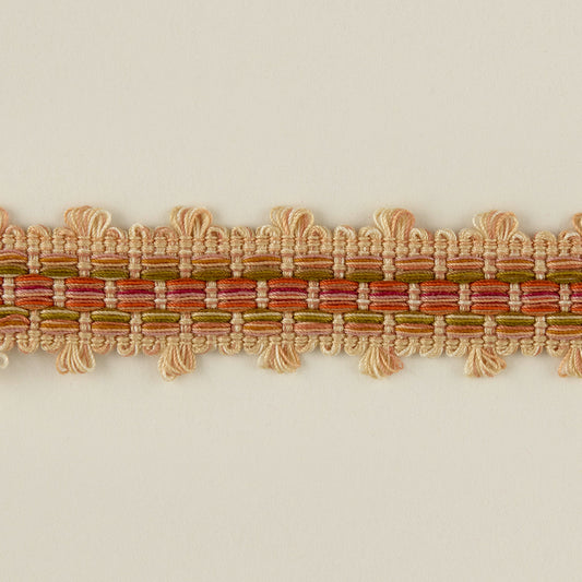 905 Narrow Braid Trim by George Spencer Designs in Garnet