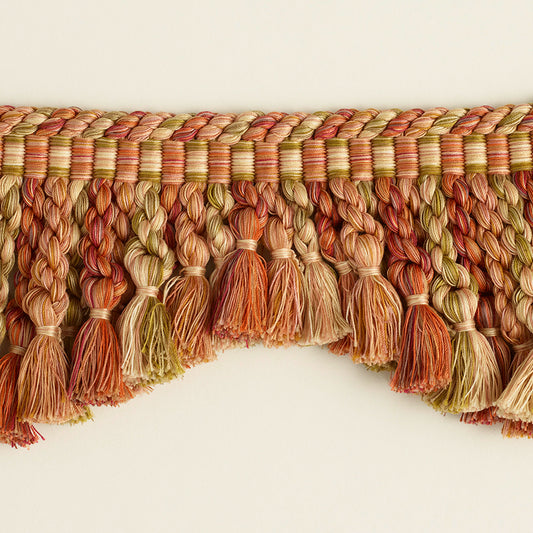 908 Scalloped Fringe Trim by George Spencer Designs in Garnet