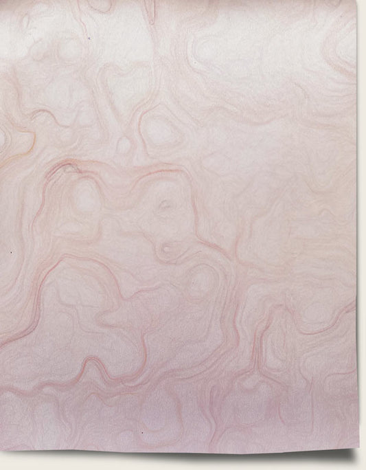 Agate Wallpaper by Aux Abris in Pink Tourmeline
