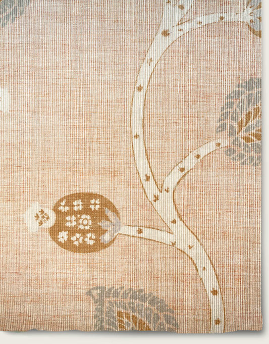 Anesah Wallpaper by Aux Abris in First Blush