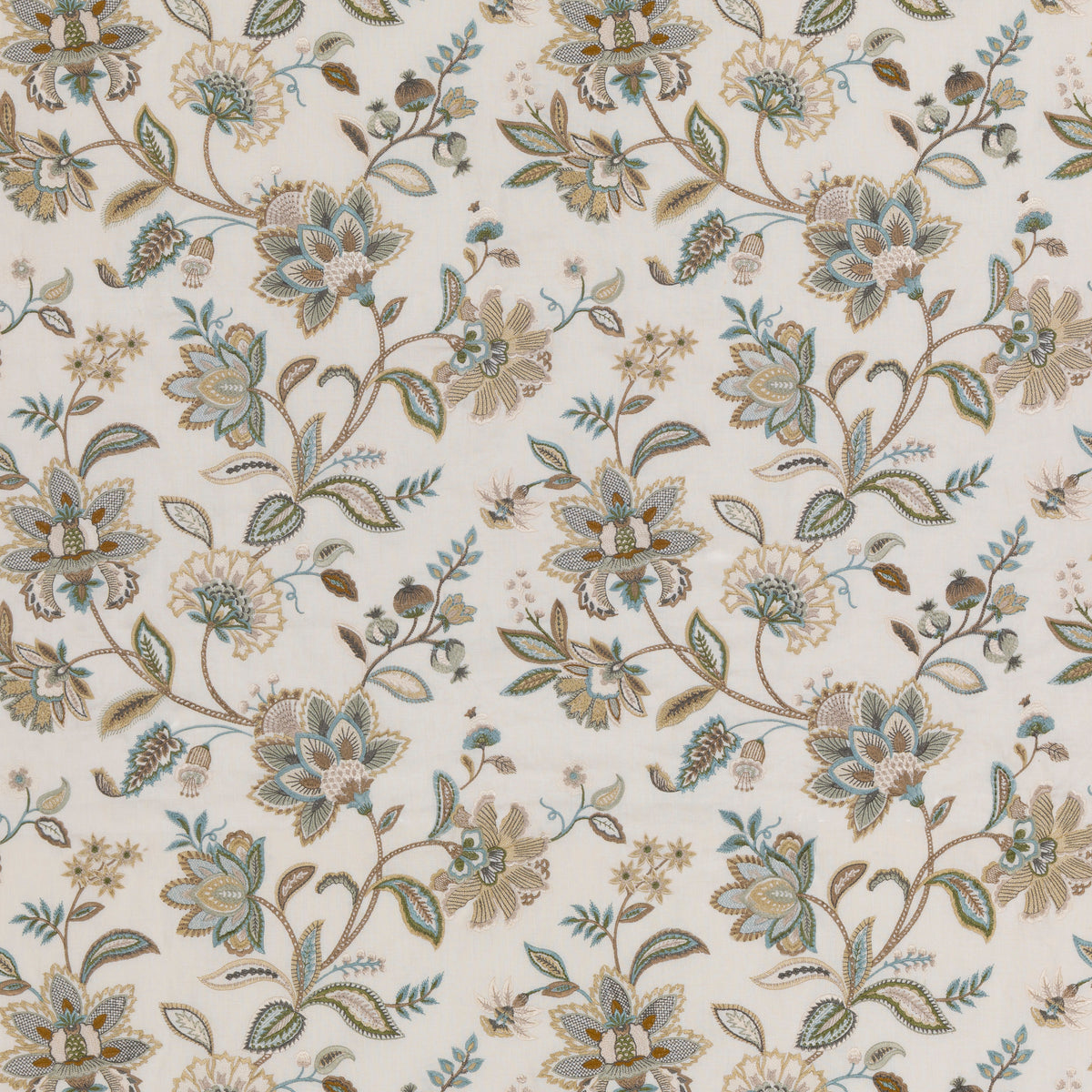 Langley Fabric by G P & J Baker in Aqua