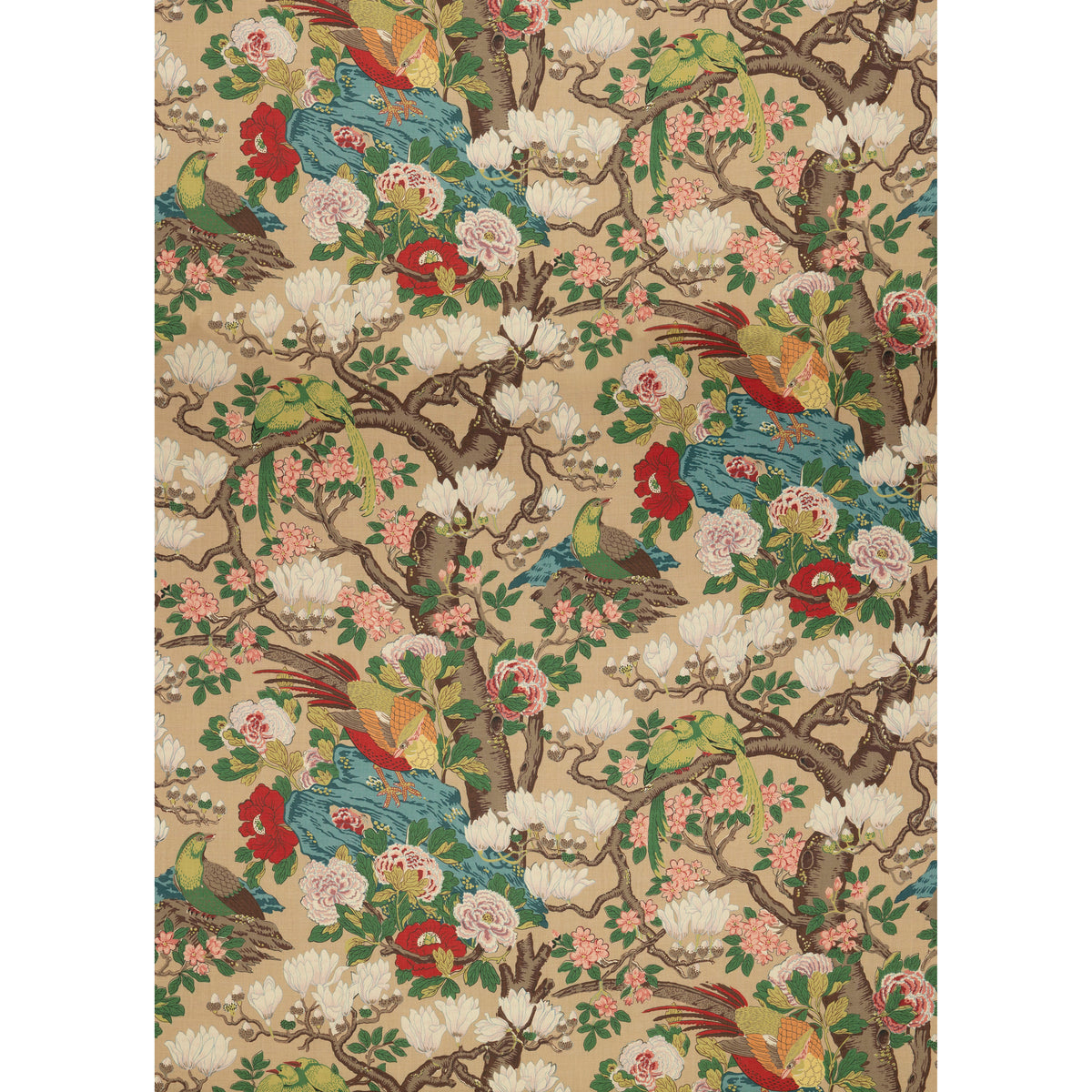 Rockbird Signature Fabric by G P & J Baker in Multi