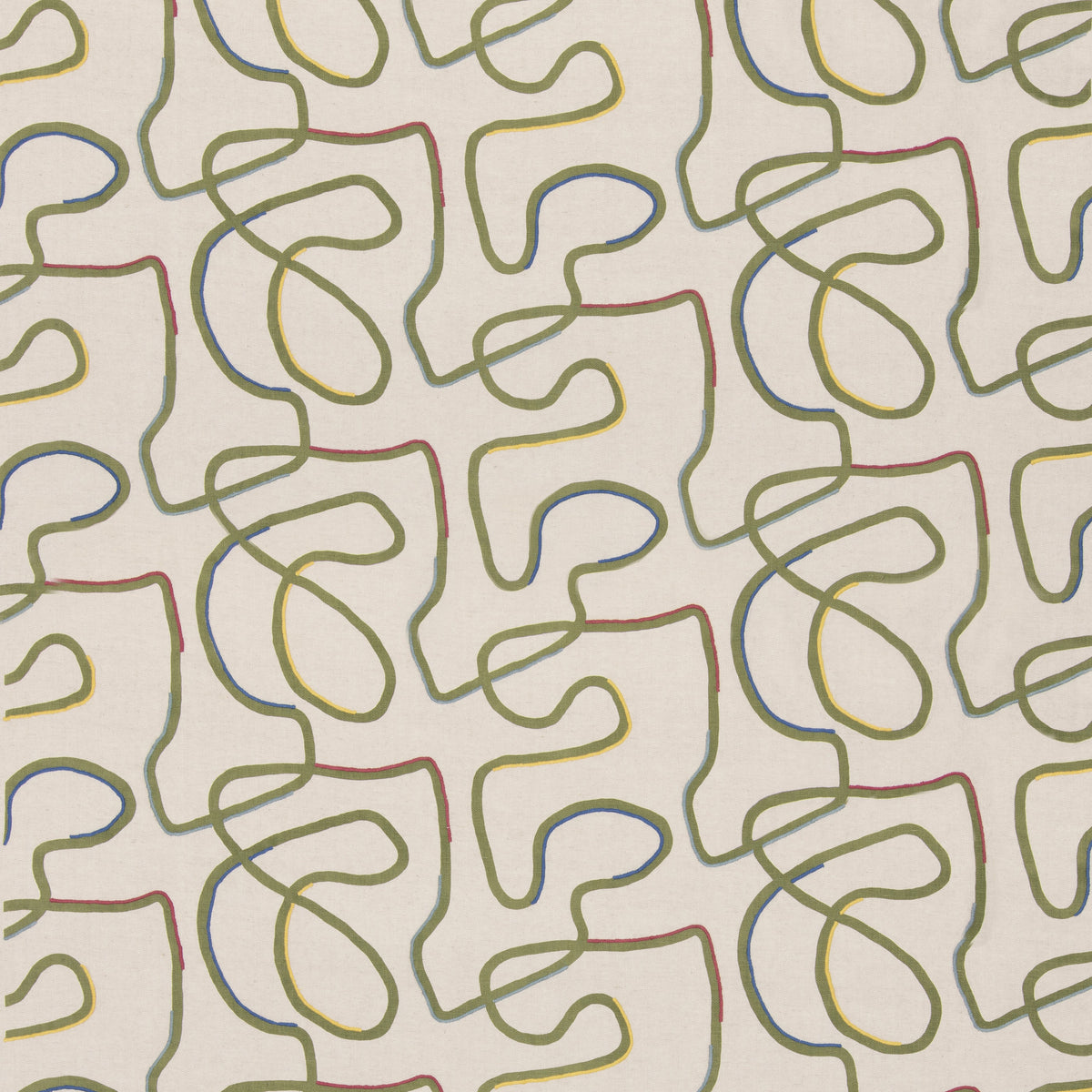 Ring Road Fabric by G P & J Baker in Sage