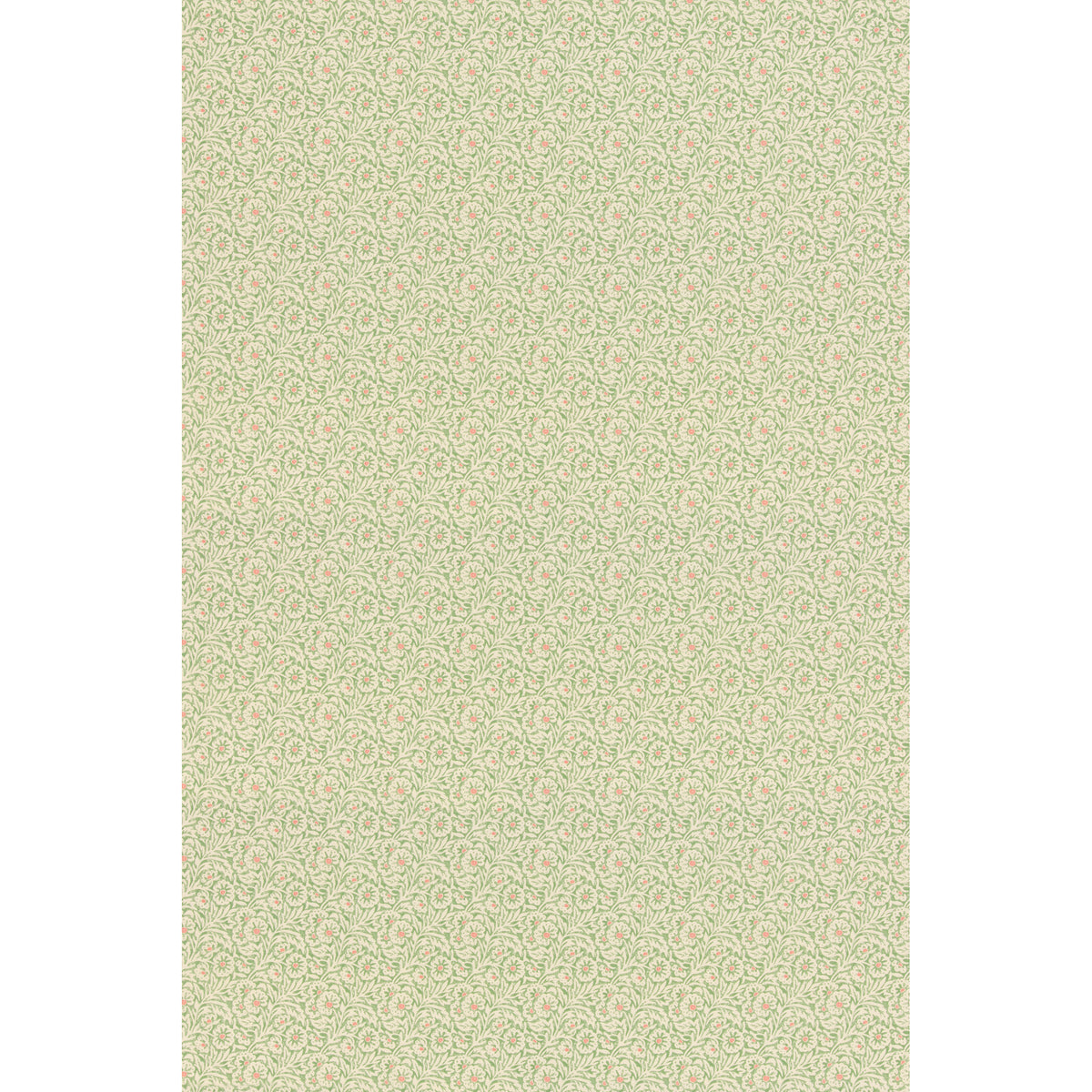 Flower Patch Fabric by G P & J Baker in Green