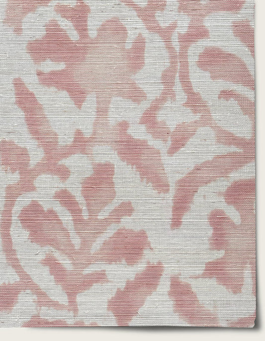 Batik Wallpaper by Aux Abris in Terracotta