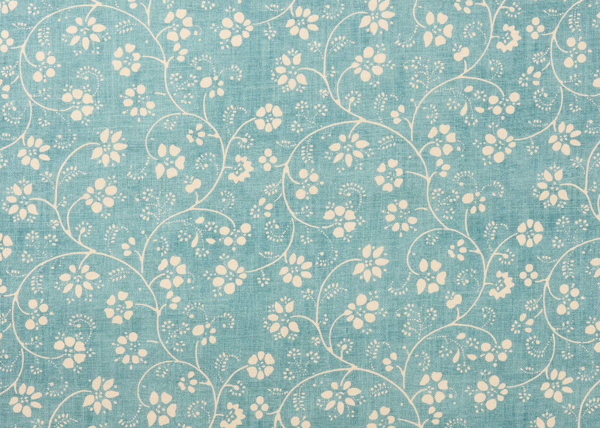 Sultana Fabric by Carolina Irving in Celeste