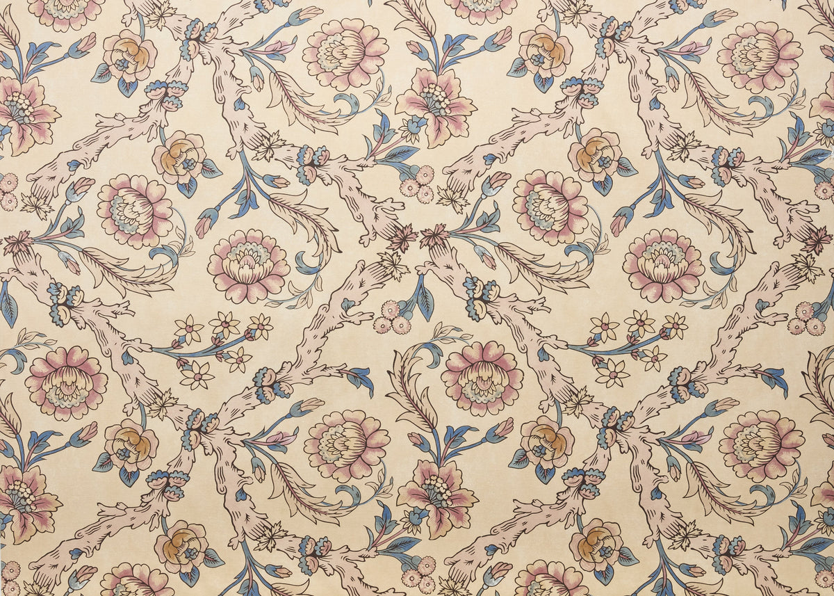 Flowering Branch Fabric by Carolina Irving in Pastel