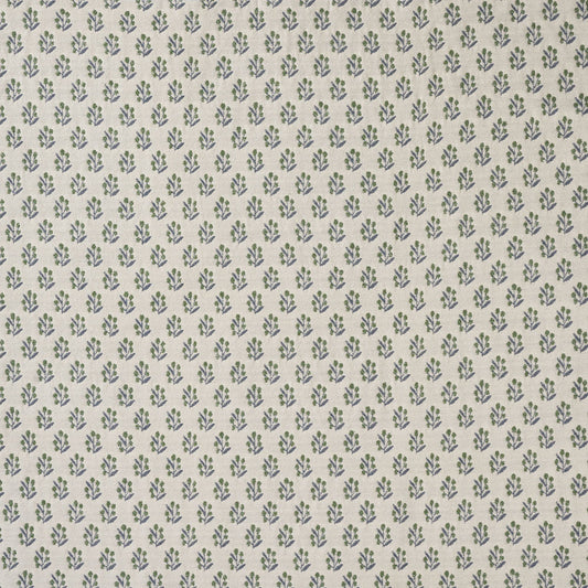 Caroline Fabric by Ferrick Mason in Green Blue