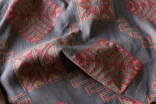 Chartwell Weave Fabric by Flora Soames in Blue