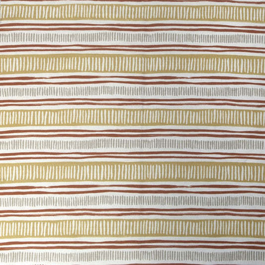 Dash Fabric by Titley & Marr in Orange/Gold/Beige
