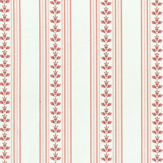 Eastern Stripe Fabric by Titley & Marr in Coral