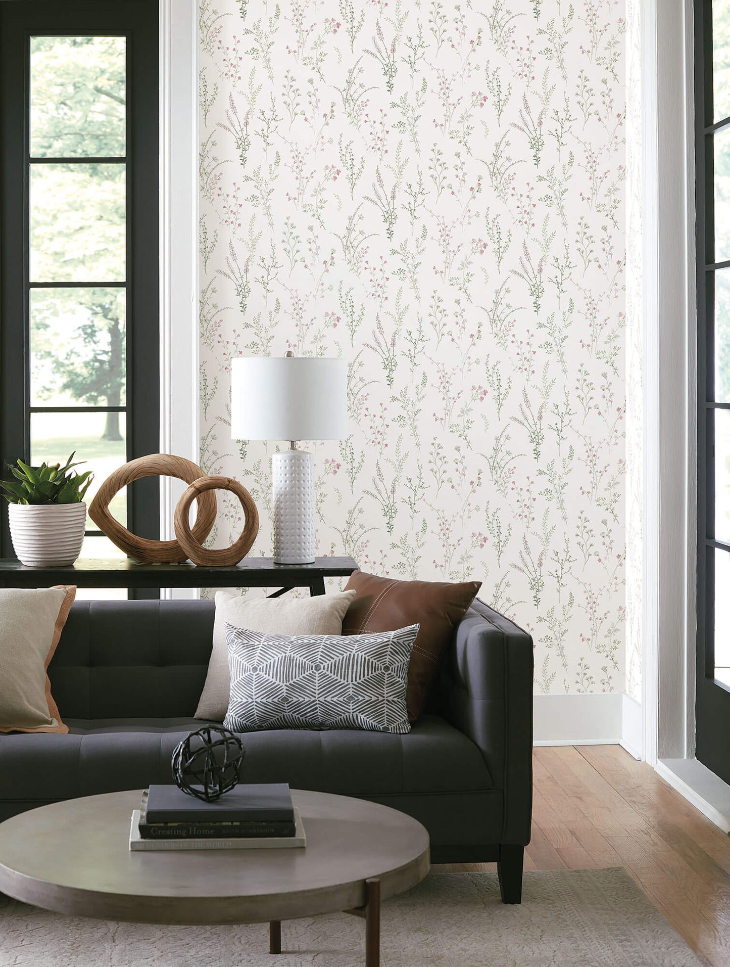 Simply Farmhouse Wildflower Sprigs Wallpaper