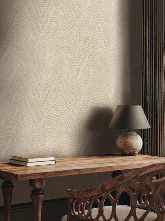 Thatched Chevron Wallpaper