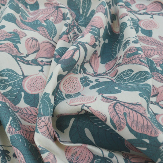 Fig Fabric by Fanny Shorter in Dawn