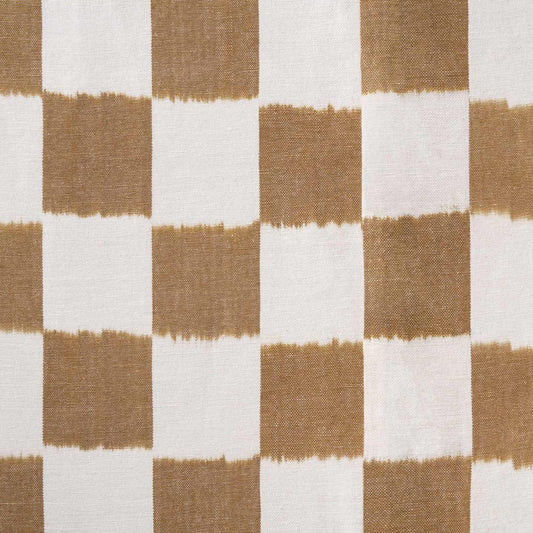 Checkerboard Fabric by Studio Atkinson in Toffee
