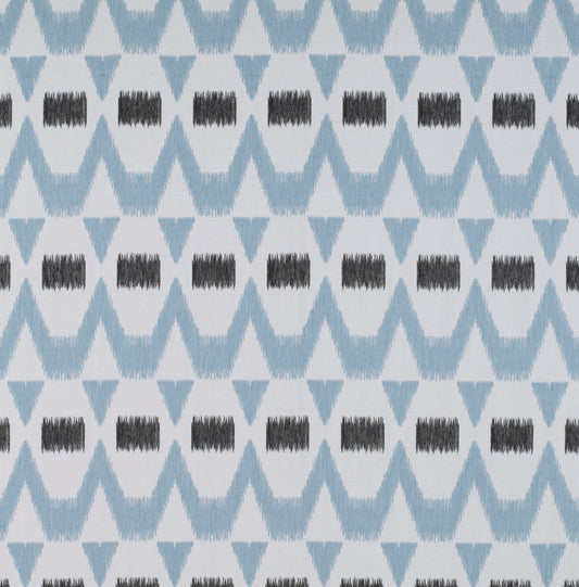 Montecristo Fabric by Gaston y Daniela in Onyx/Azul Claro