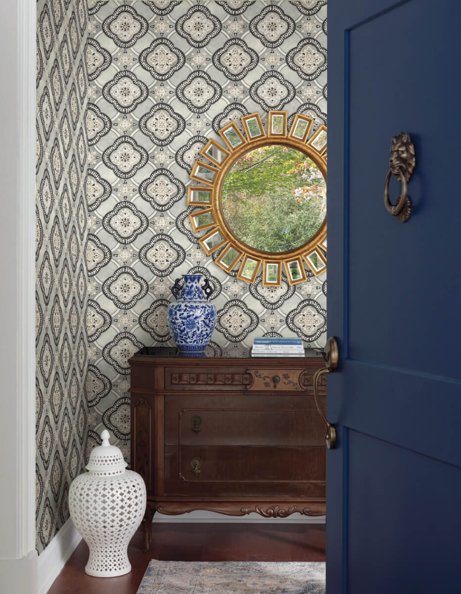 Garden Trellis Wallpaper