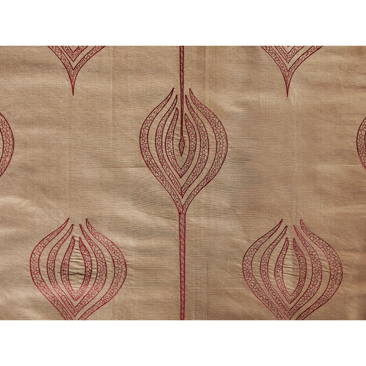 Tulip Embroidery - Rust