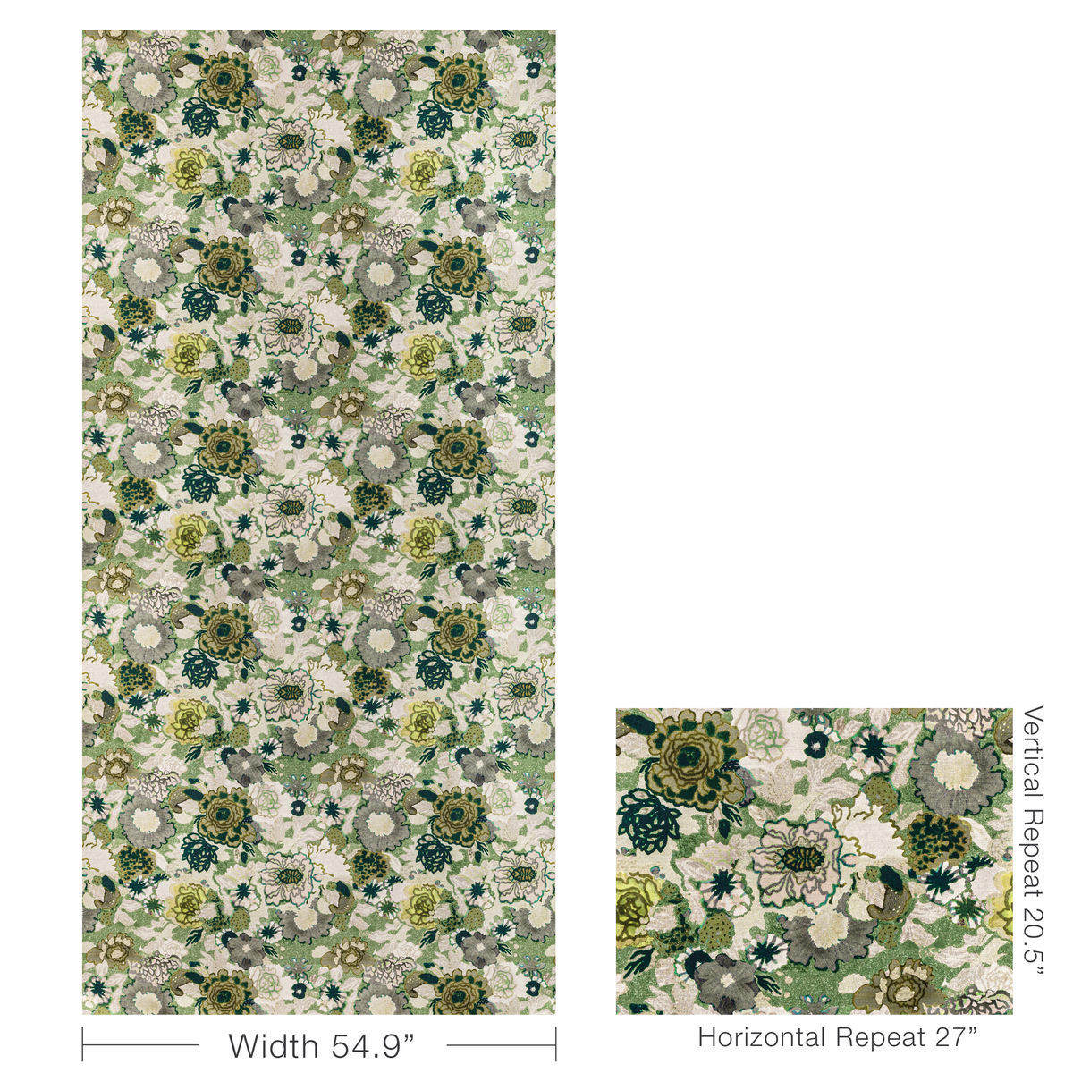 Arioso Print - Stone/Jade