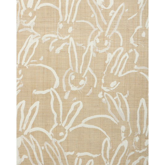 Hutch Raffia Wallpaper by Lee Jofa Modern in Ivory