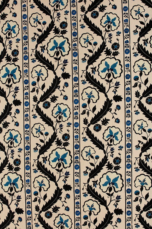 Hadriana Fabric by James Malone in Blue (07)