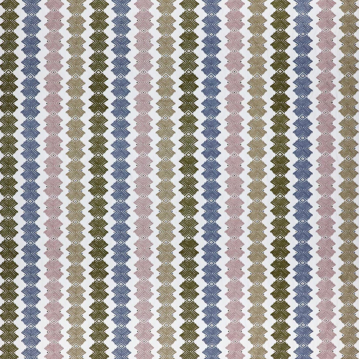 Kalimba Heather/Positano/Olive fabric by Harlequin