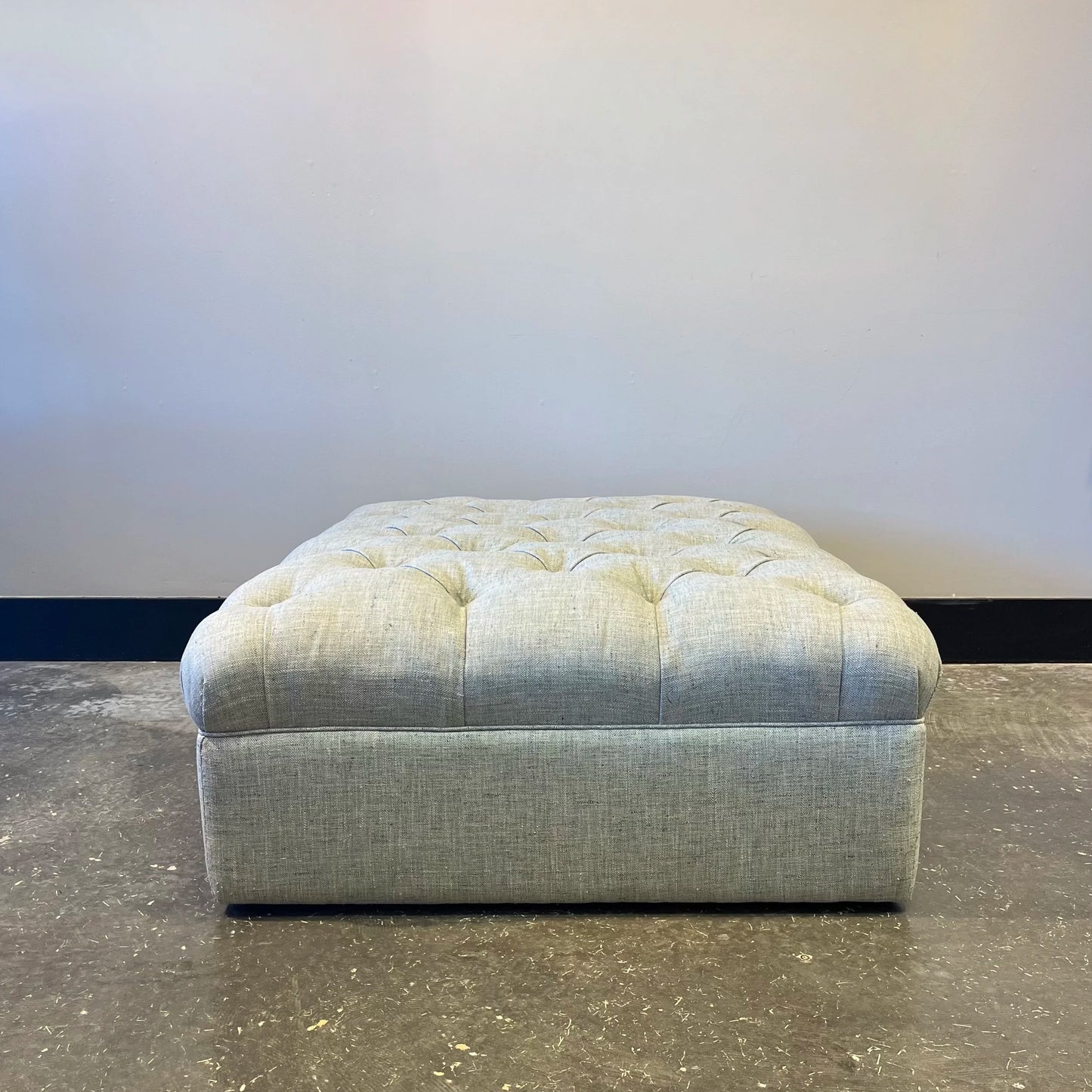 Oversized Tufted Ottoman