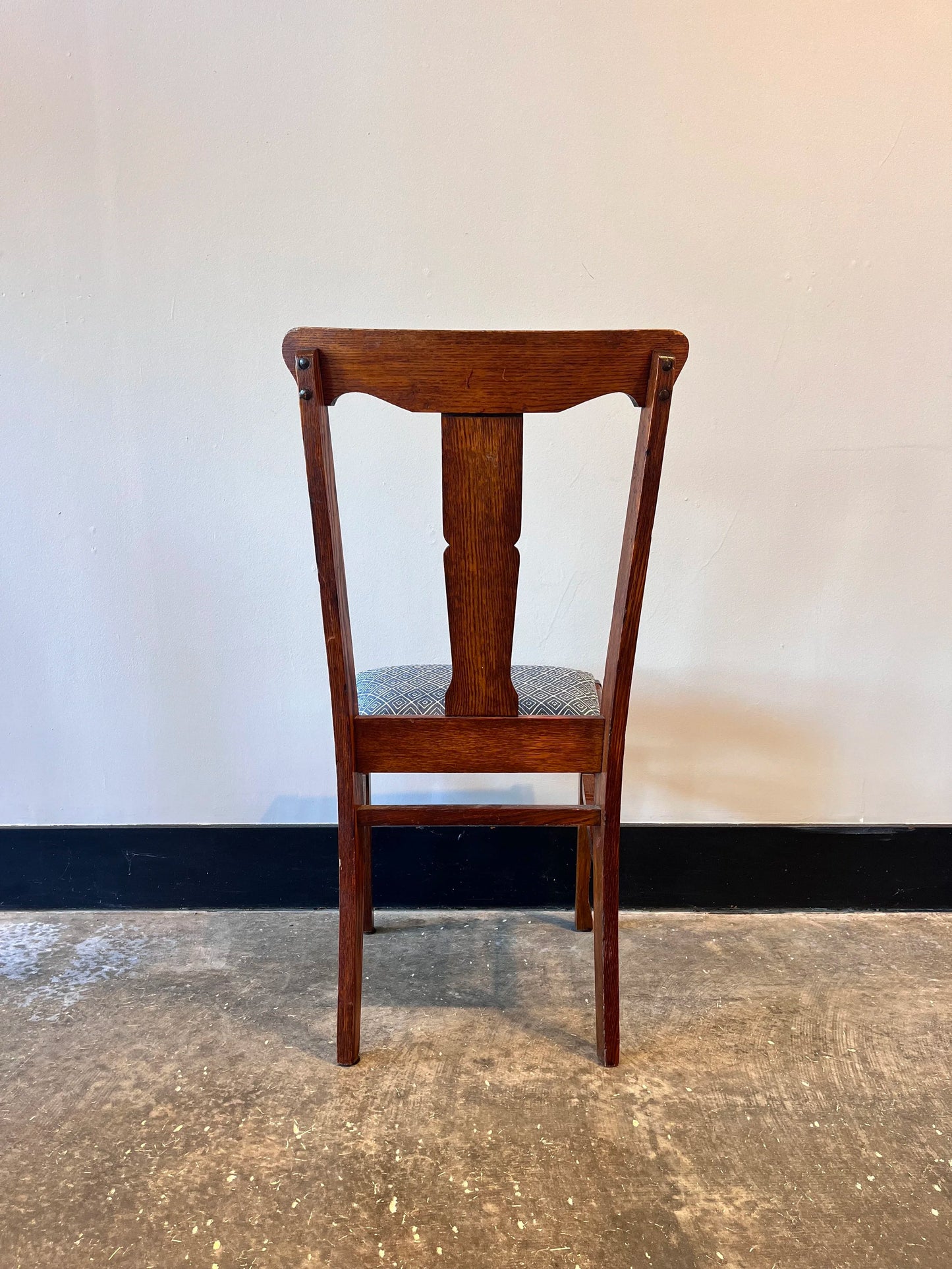 Vintage Oak T Back Chair