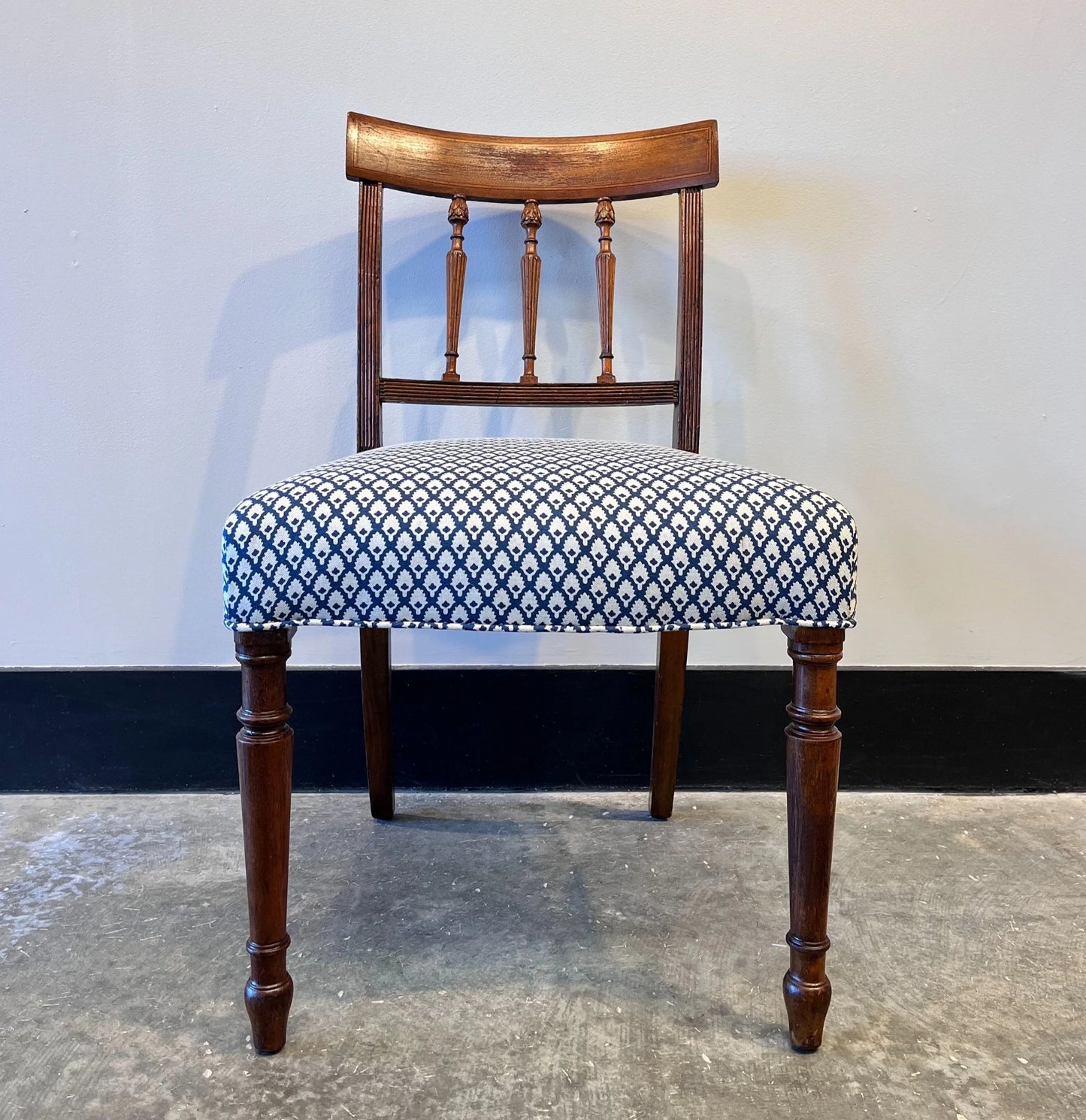 Antique Inlaid Sheraton Side Chairs