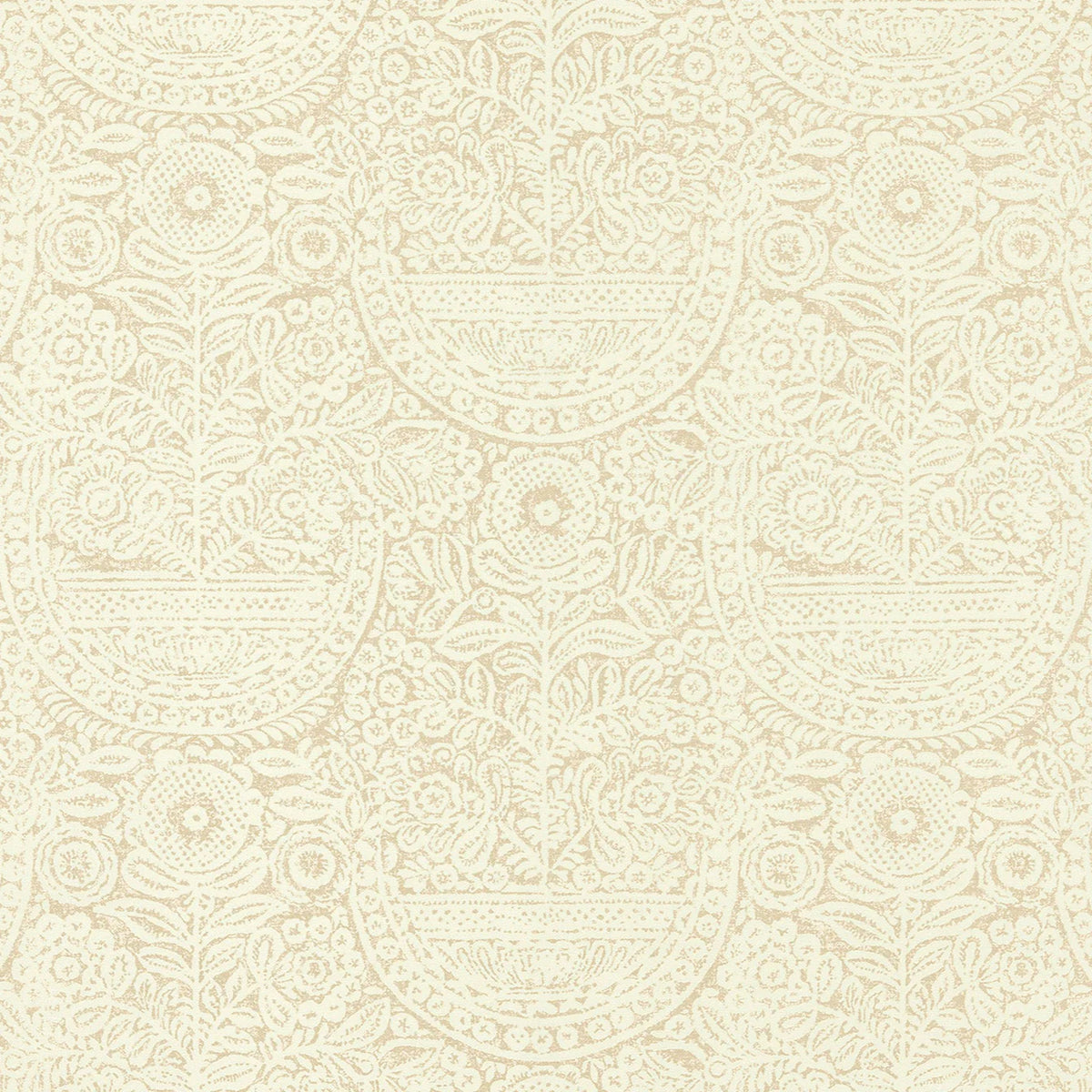 Irène Fabric by Décors Barbares in Beige / Linen Voile