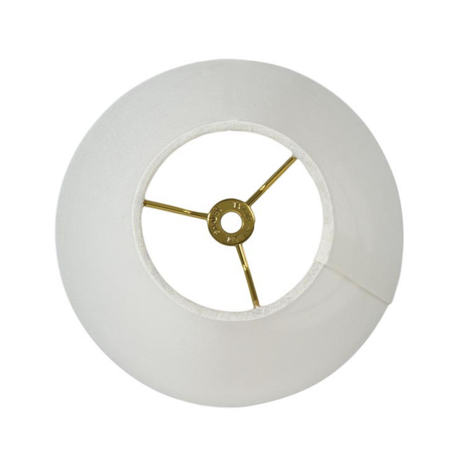 Tapered Deep Empire style Hardback Lamp Shades - Ivory Color, Microfiber Chiffon material
