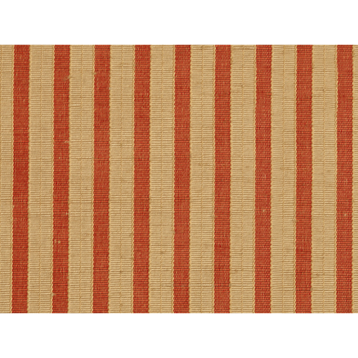 Trevi Stripe Fabric by Brunschwig & Fils in Pekin Red