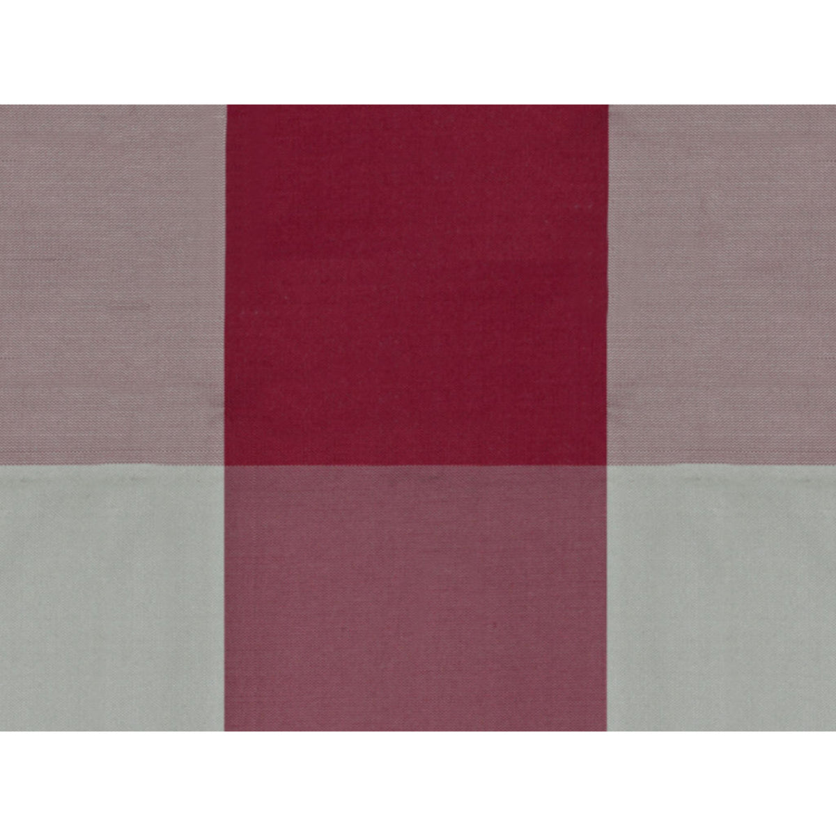 St Petersburg Plaid Fabric by Brunschwig & Fils in Rouge Chinois